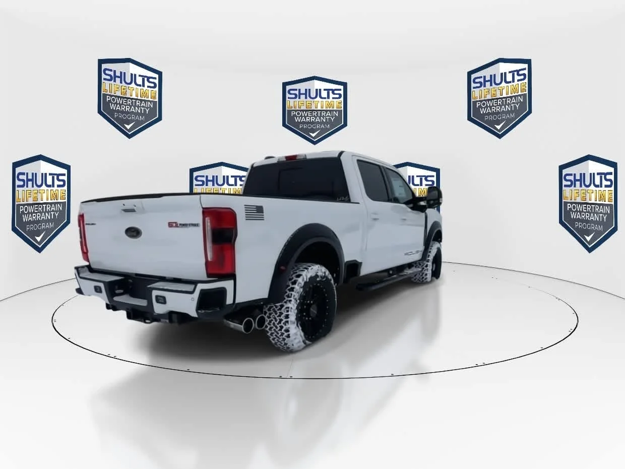 New 2026 Star White Metallic Tri-Coat Ford LARIAT image 8