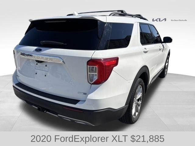 Used 2020 White Metallic Ford XLT image 8