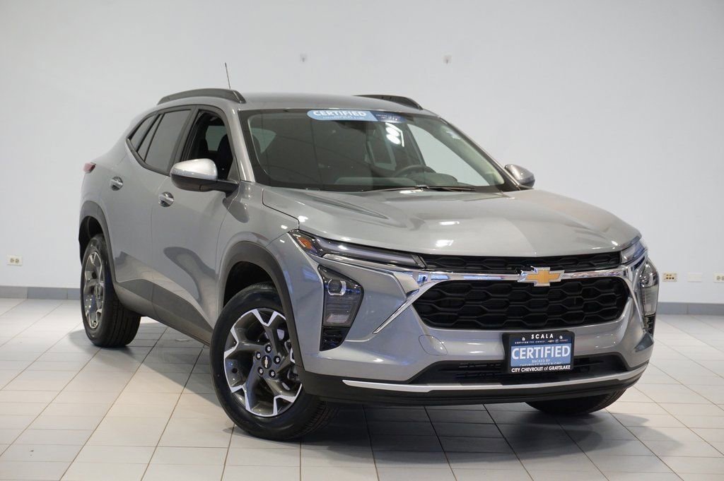 Certified 2025 Chevrolet Trax LT with VIN KL77LHEP9SC233013 for sale in Grayslake, IL