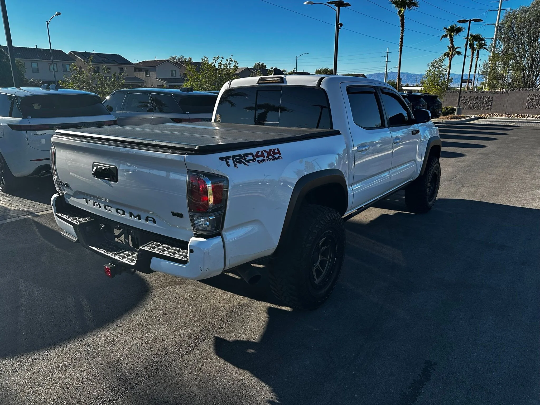 Used 2021 Super White Toyota TRD Off-Road image 3