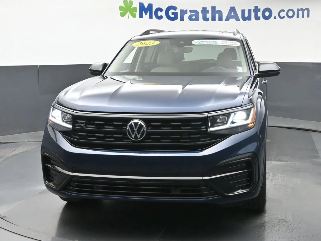 Certified Used 2023 Blue Volkswagen 3.6L V6 SEL R-Line image 6