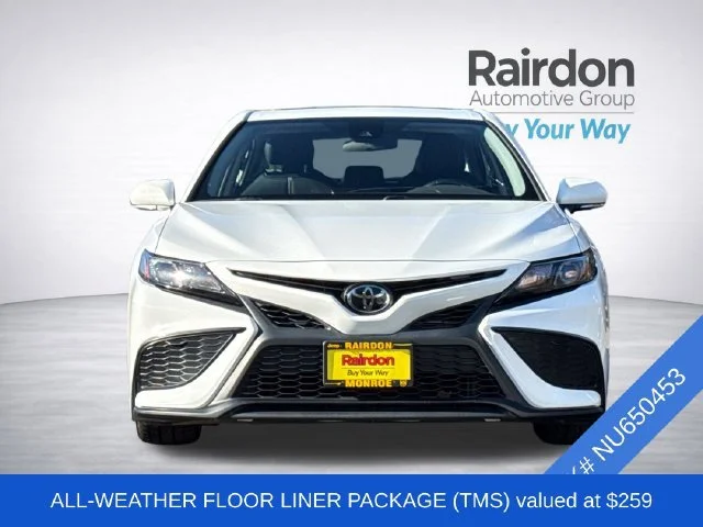 Used 2022 White Toyota SE image 2