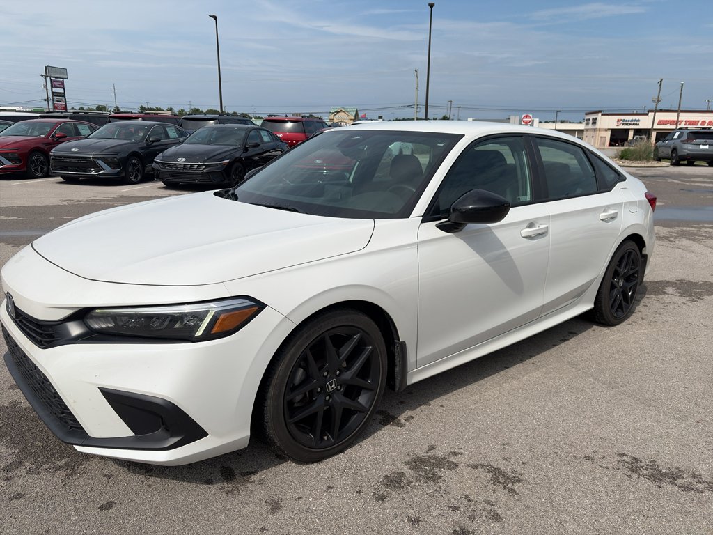 Used 2022 Platinum White Pearl Honda Sport image 7