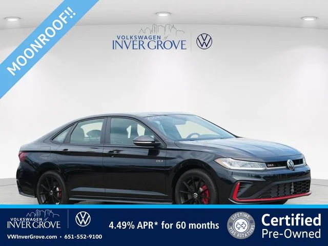 Certified Used 2025 Black Volkswagen 2.0T Autobahn image 1