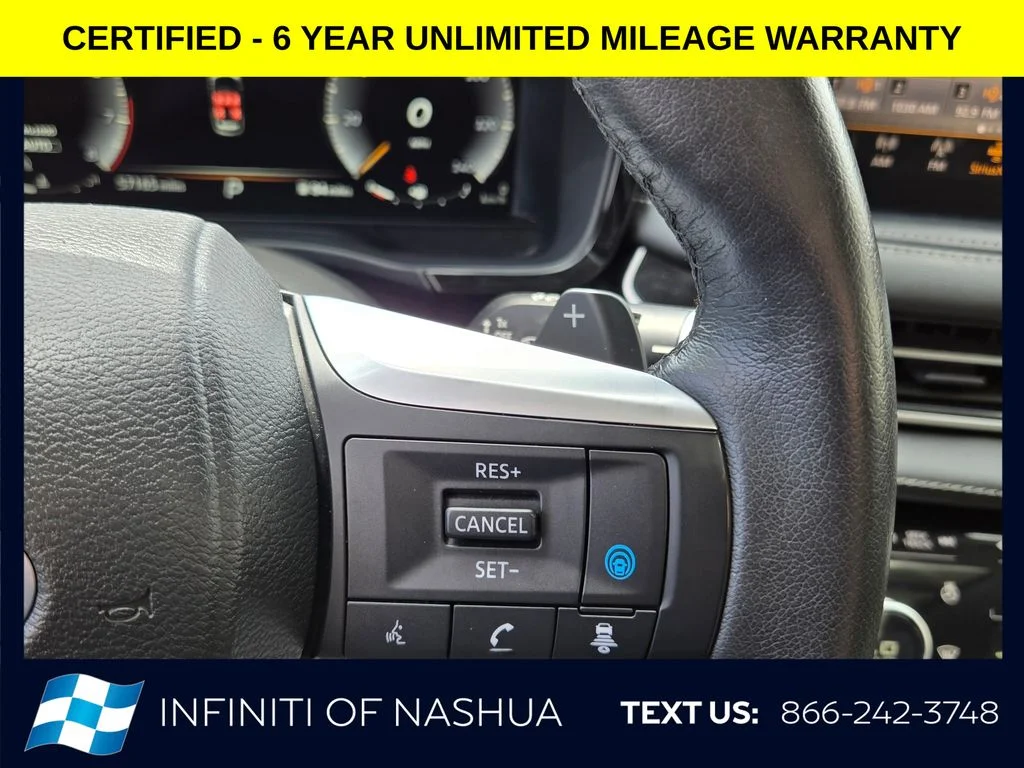 Certified Used 2023 White INFINITI LUXE image 30