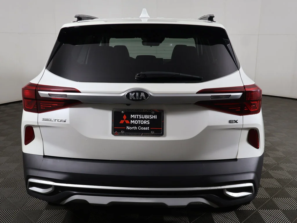Used 2021 White Kia EX image 13