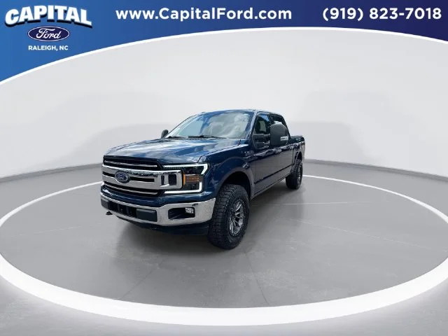 Used 2018 Blue Ford XLT image 4
