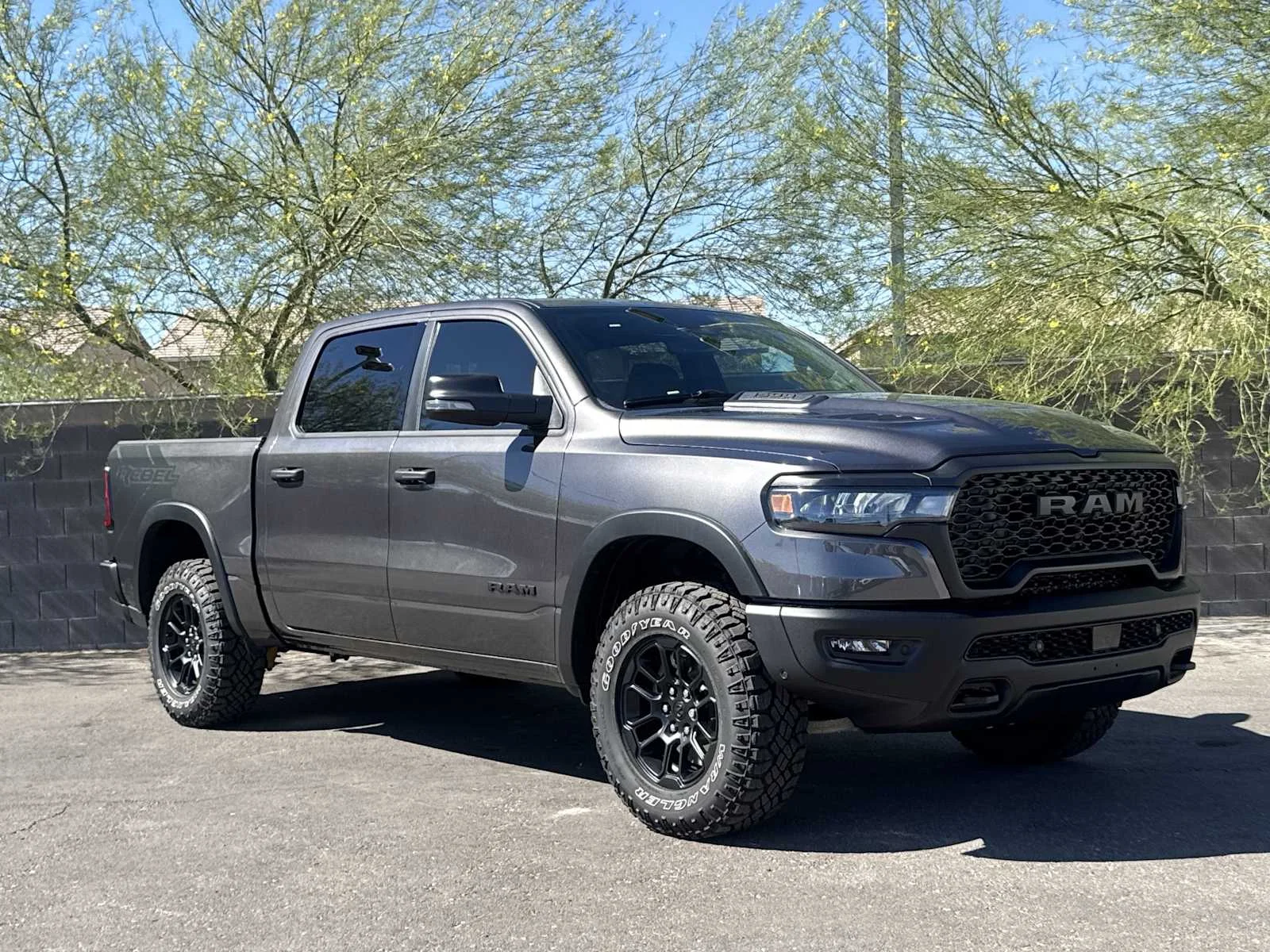 New 2026 Granite Crystal Metallic Clear-Coat Exterior Paint RAM Rebel image 2