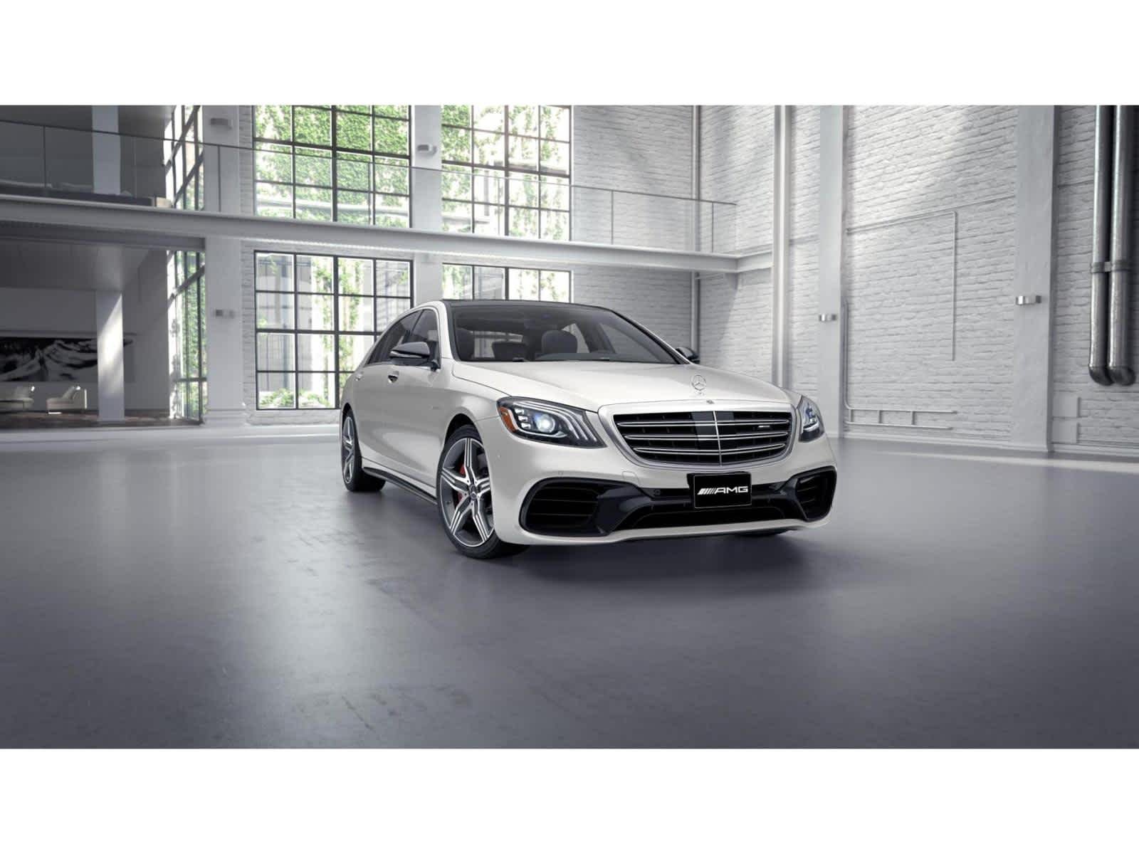Used 2019 designo Diamond White Mercedes-Benz AMG® S 63 image 10