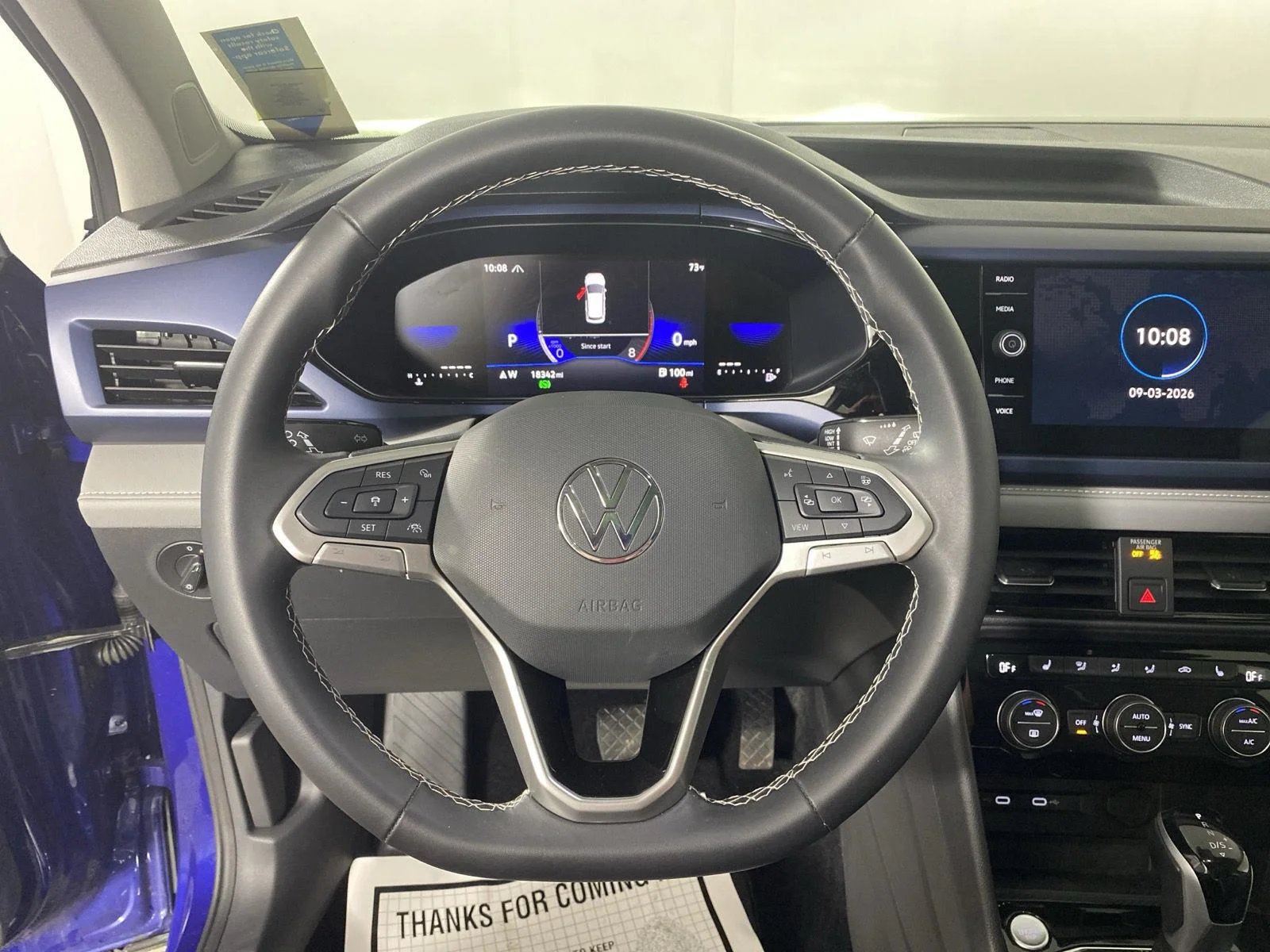Used 2024 Dusk Blue Metallic Volkswagen SE image 21