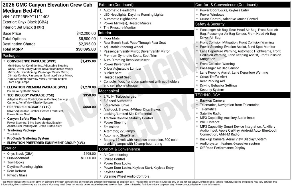 Used 2026 Black GMC Elevation image 40