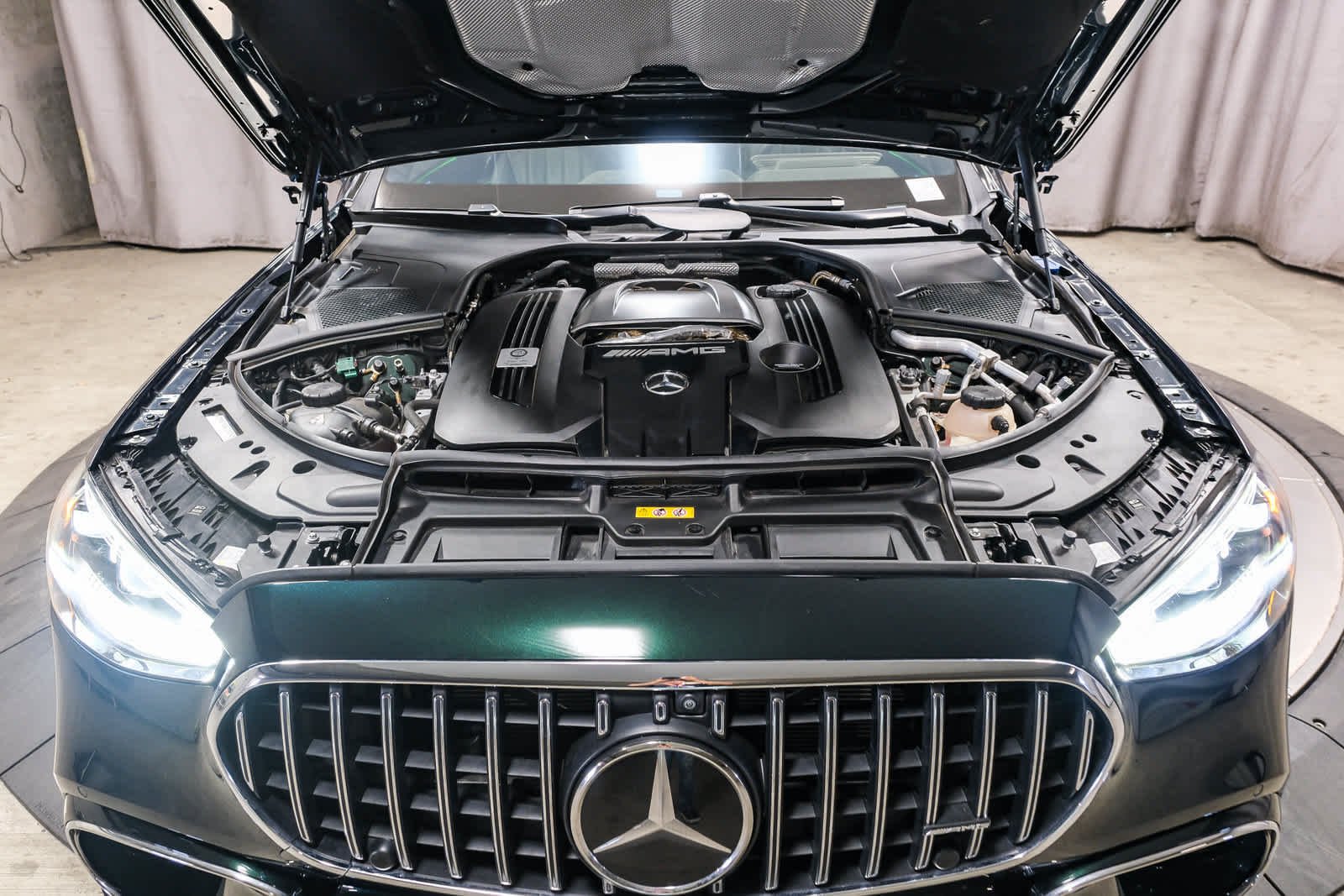 Used 2026 Emerald Green Metallic Mercedes-Benz AMG® S 63 E image 36