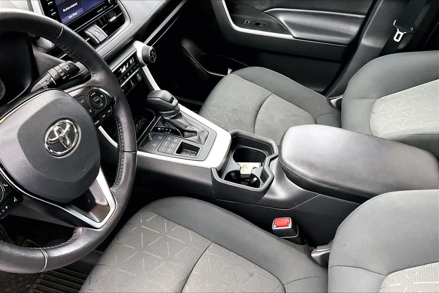 Certified Used 2021 Magnetic Gray Metallic Toyota XLE image 16