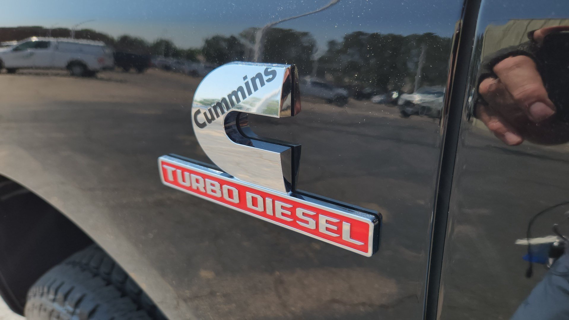 Used 2025 Diamond Black Crystal Pearlcoat Ram Laramie image 15