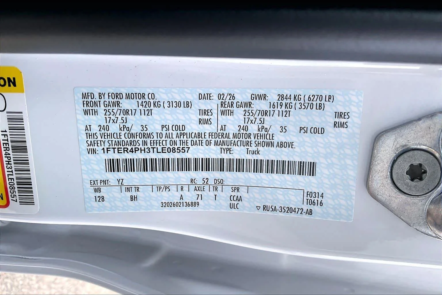 New 2026 Oxford White Ford XL image 21