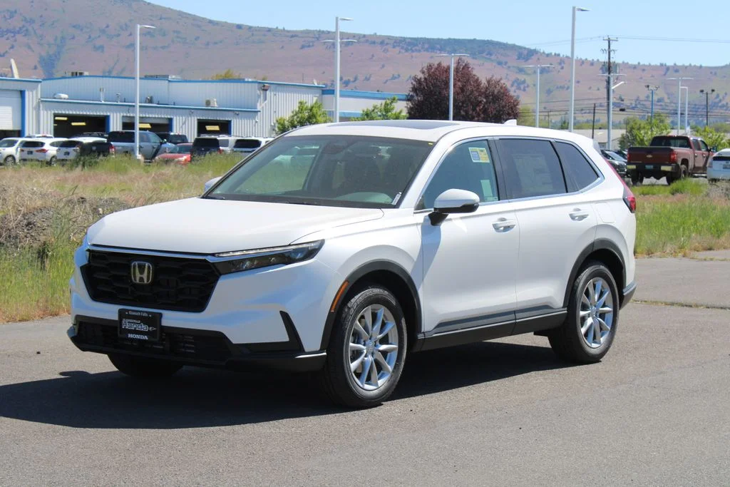 New 2026 Platinum White Pearl Honda AWD EX image 8