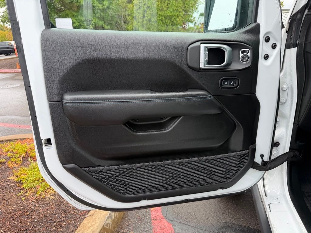 Used 2023 Bright White Clearcoat Jeep Rubicon 4xe image 11