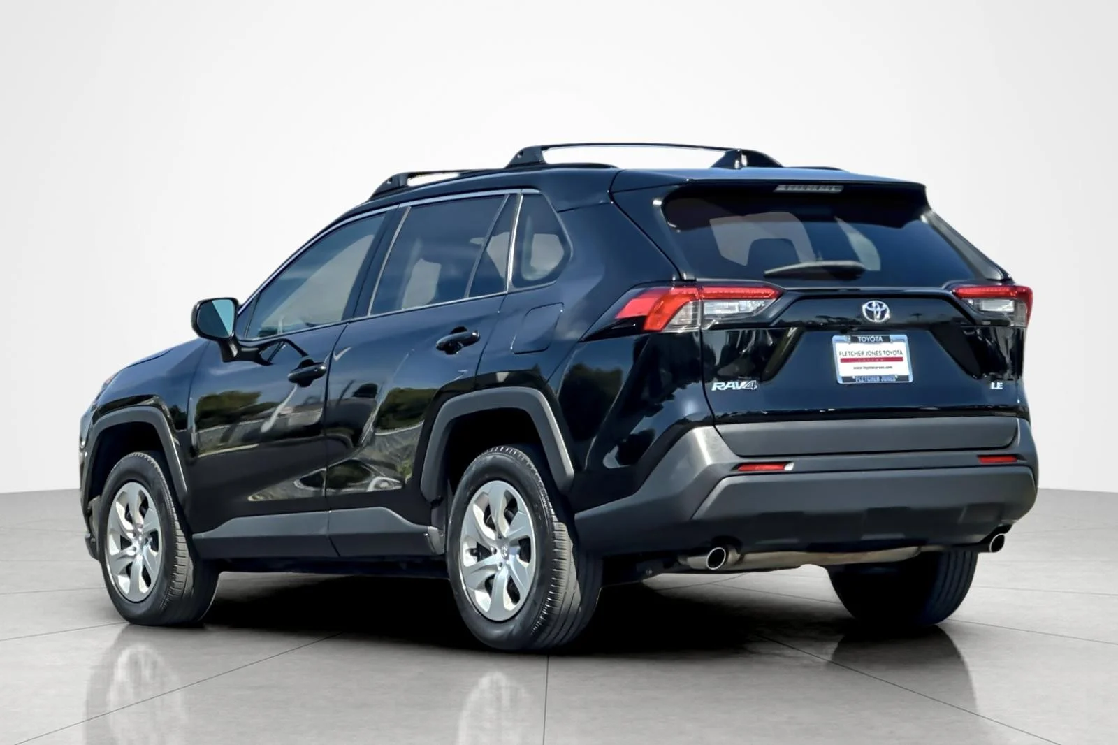 Used 2021 MIDNIGHT BLACK Toyota LE image 3