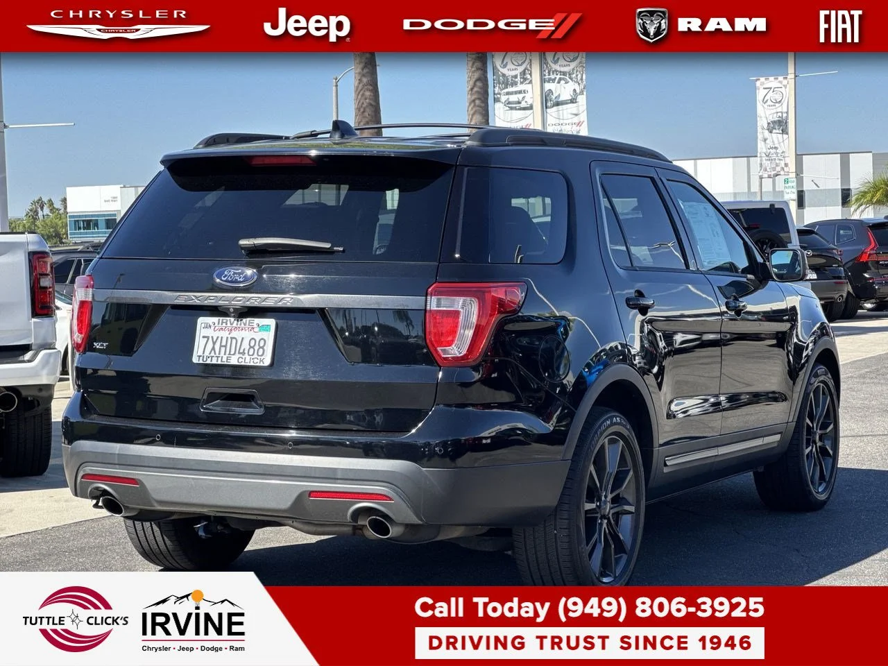 Used 2017 Shadow Black Ford XLT image 13