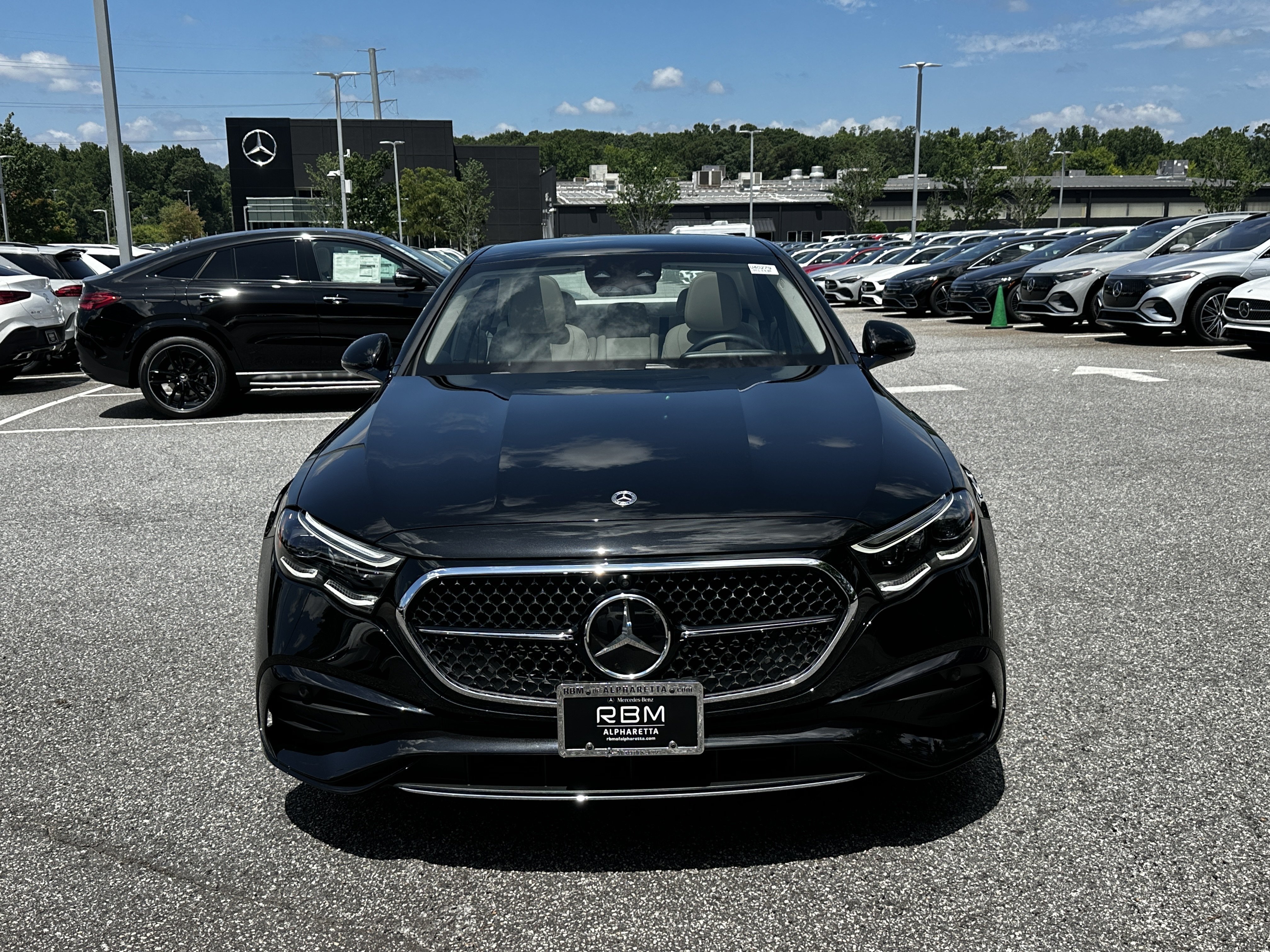 Certified Used 2025 Black Mercedes-Benz E 350 image 3
