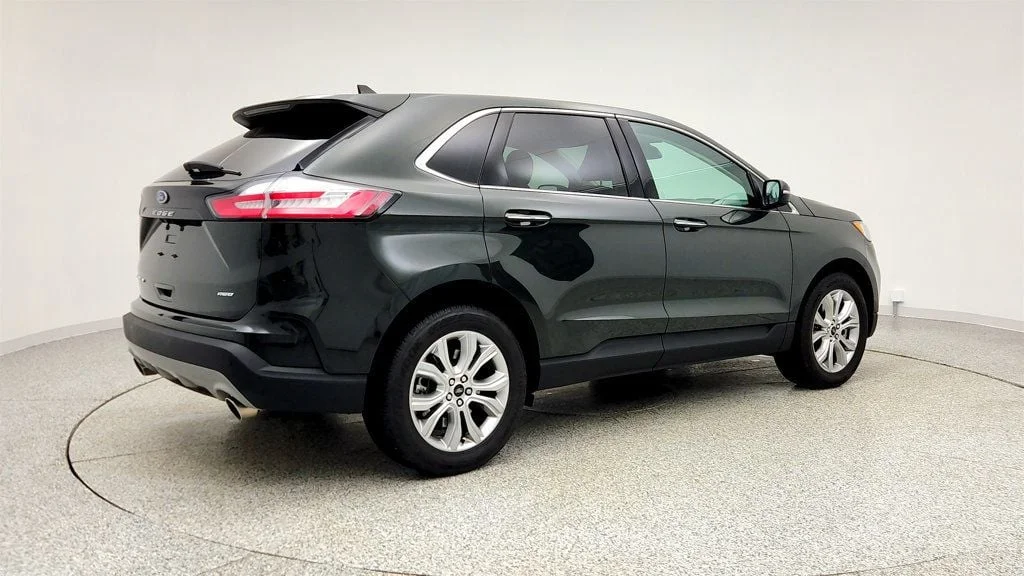 Used 2024 Forged Green Metallic Ford Titanium AWD image 5