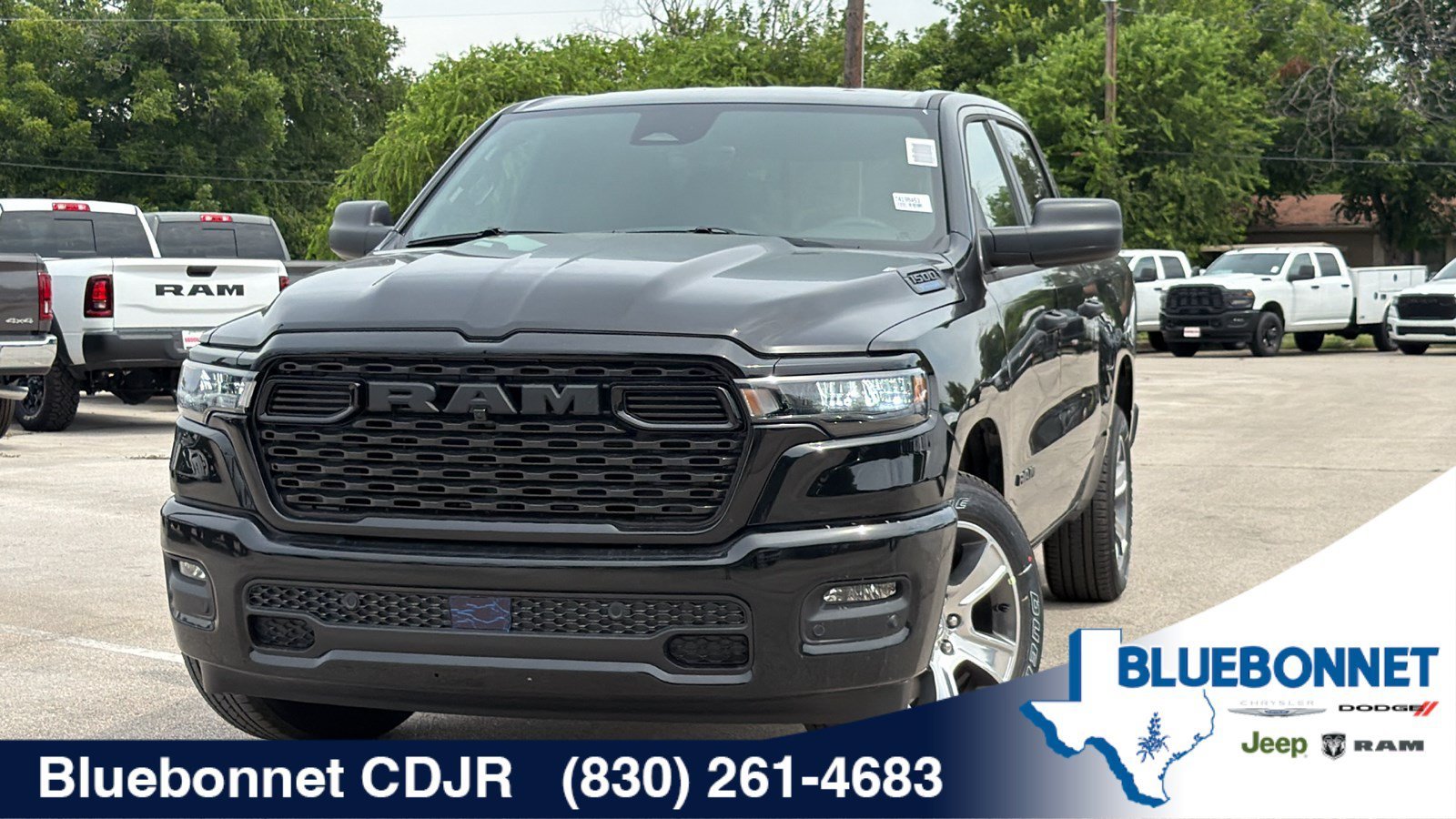New 2026 Diamond Black Crystal Pearl-Coat Exterior Paint RAM Express image 1