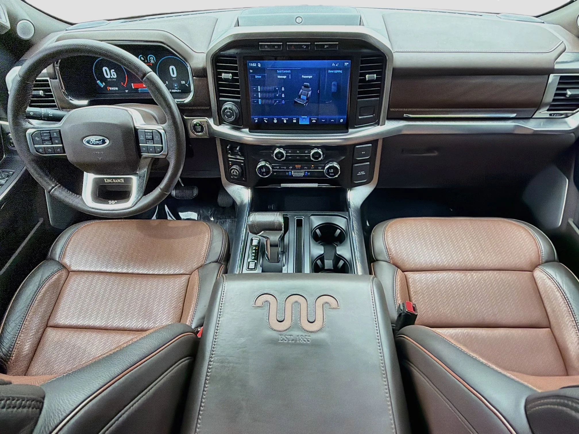 Used 2021 Agate Black Metallic Ford King Ranch image 14