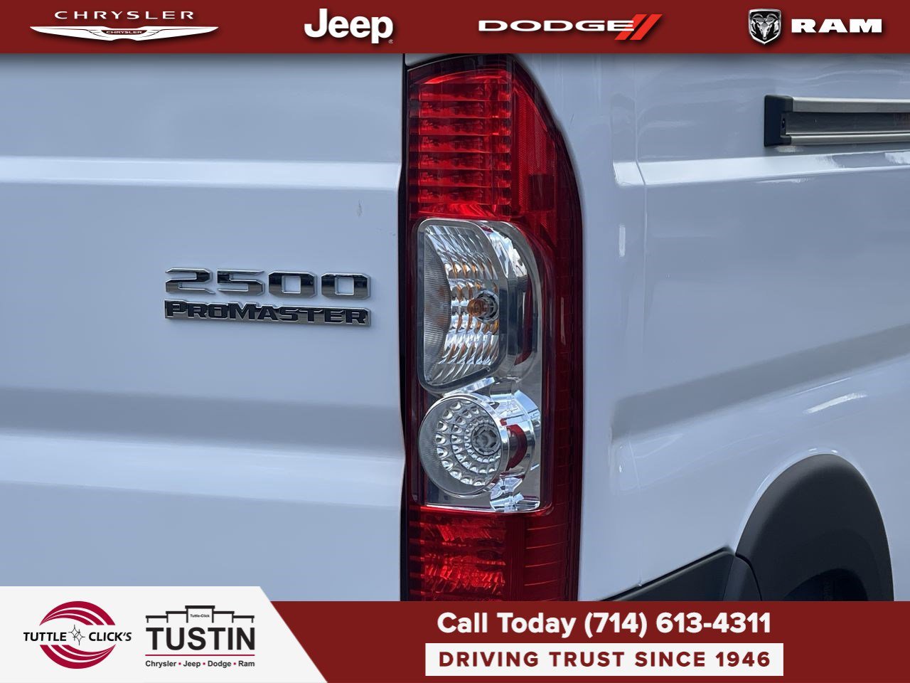 New 2026 Bright White Clear-Coat Exterior Paint RAM Tradesman image 9