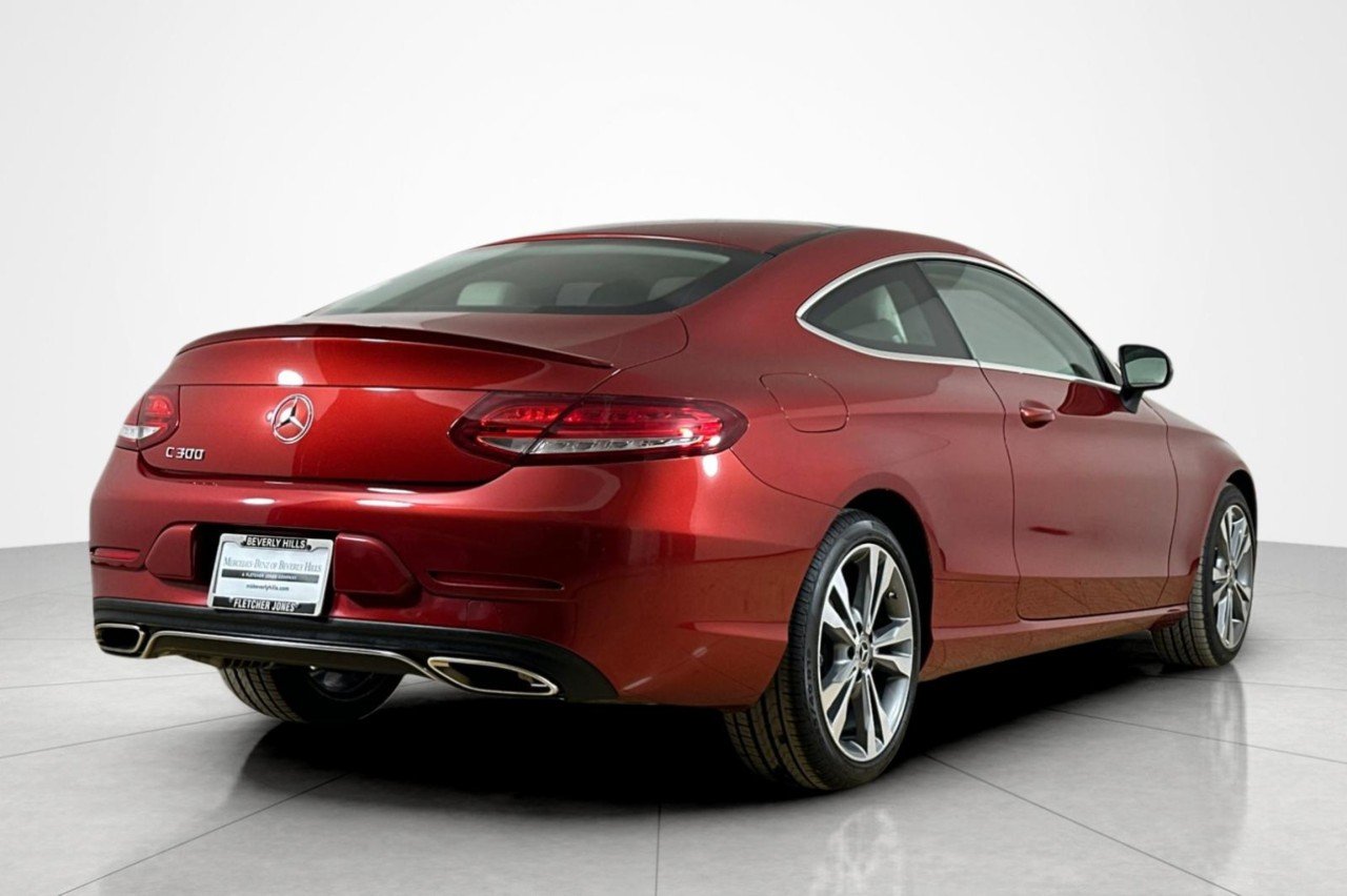Used 2017 designo Cardinal Red Metallic Mercedes-Benz C 300 image 5
