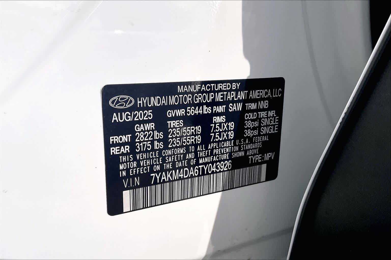 Certified Used 2026 Atlas White Hyundai SE image 33