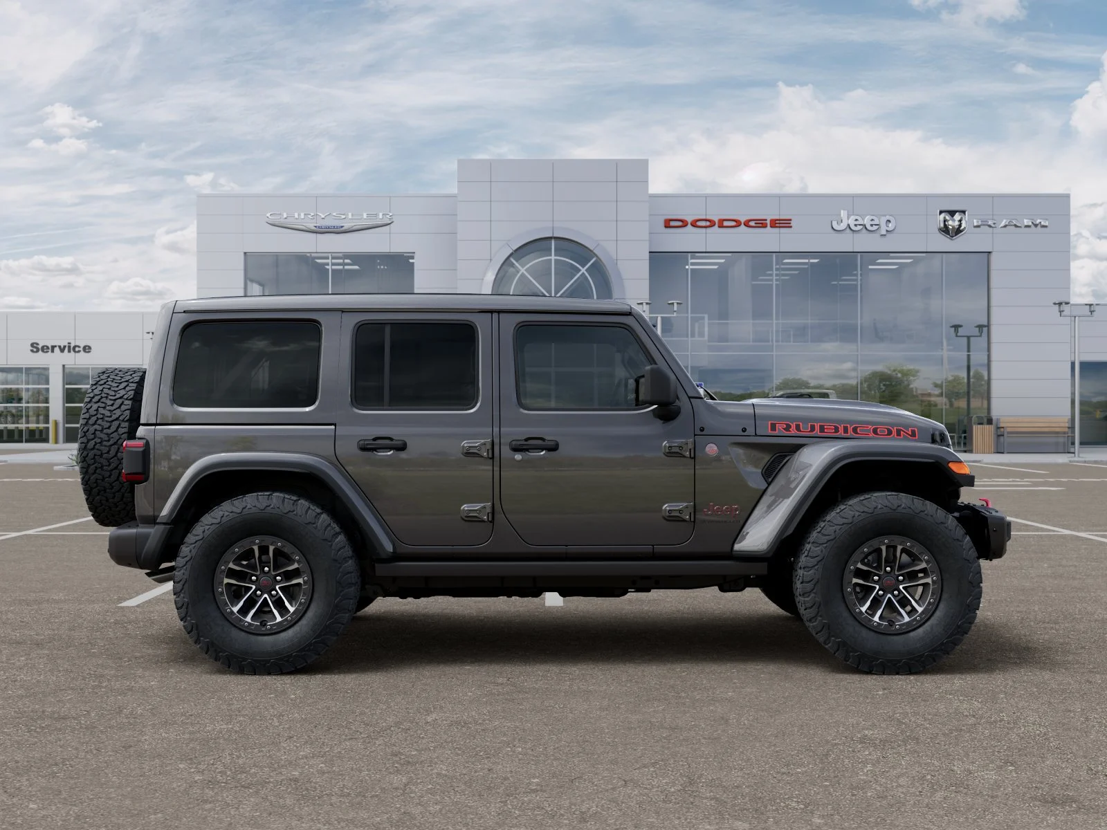 New 2027 Granite Crystal Metallic Clear-Coat Paint Jeep Rubicon image 53