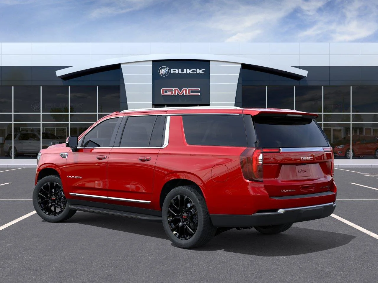 New 2026 Volcanic Red Tintcoat GMC Elevation image 3
