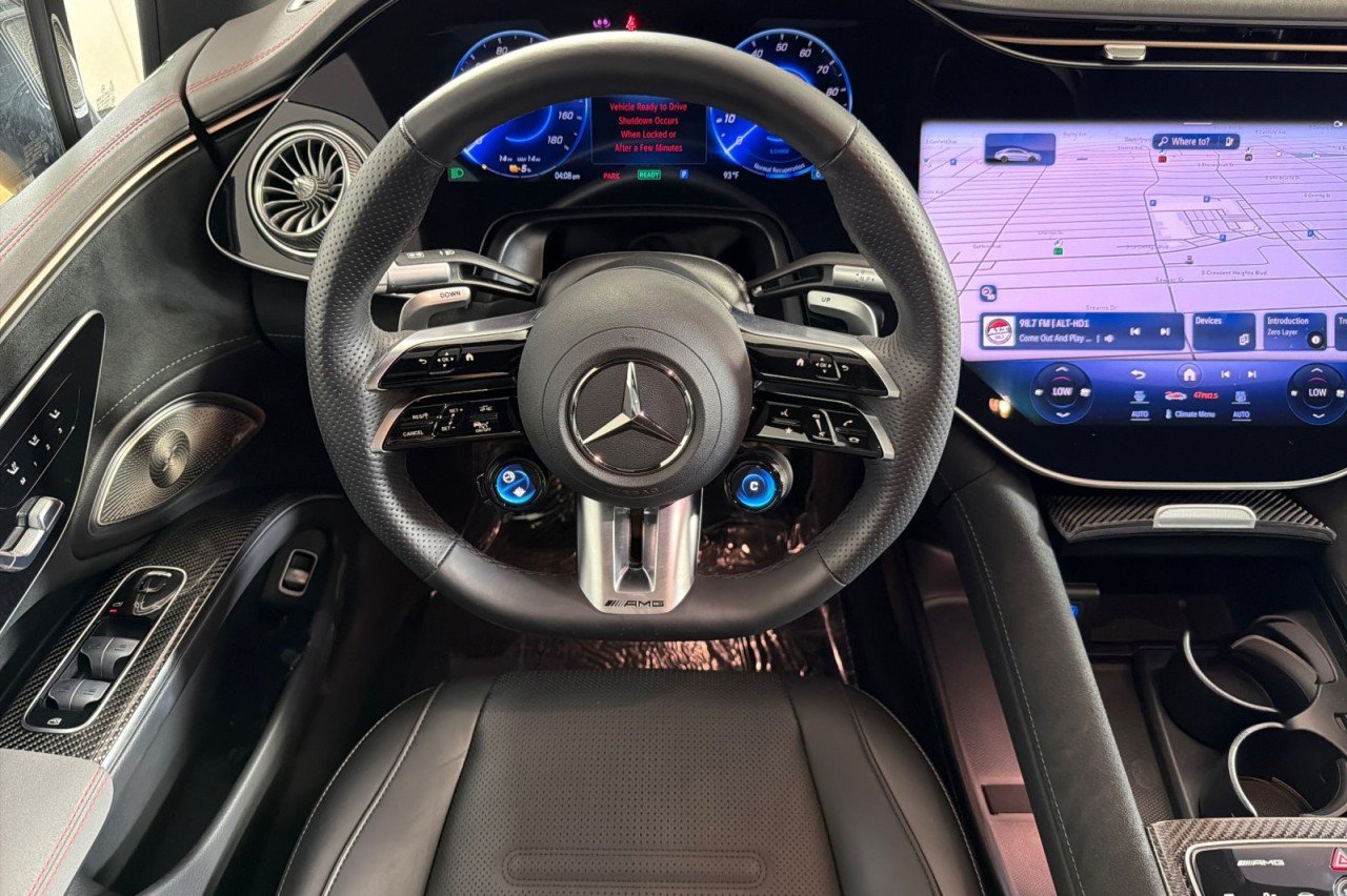 Certified Used 2024 MANUFAKTUR Selenite Grey Magno Mercedes-Benz AMG® EQS image 13