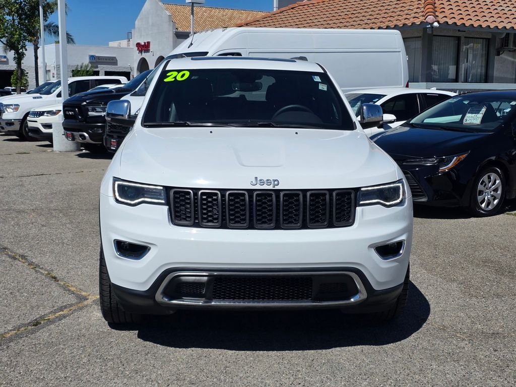 Certified Used 2020 White Jeep Limited image 2