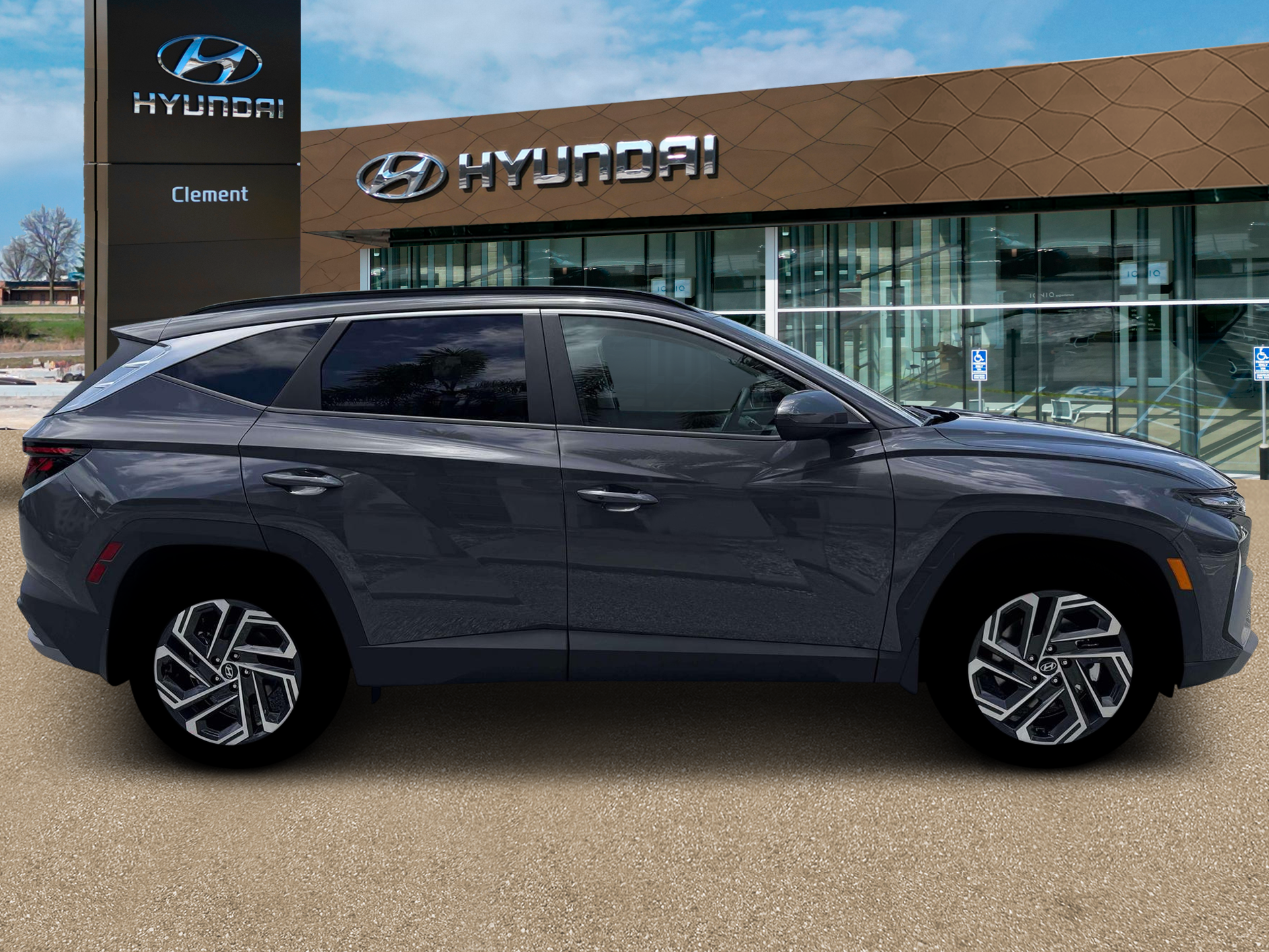 New 2026 Gray Hyundai SEL Plus AWD image 8