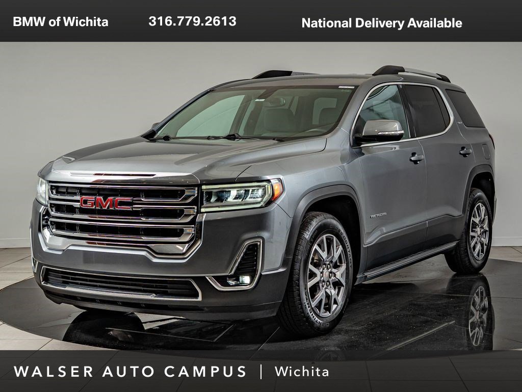 Used 2020 Satin Steel Metallic GMC SLT image 1