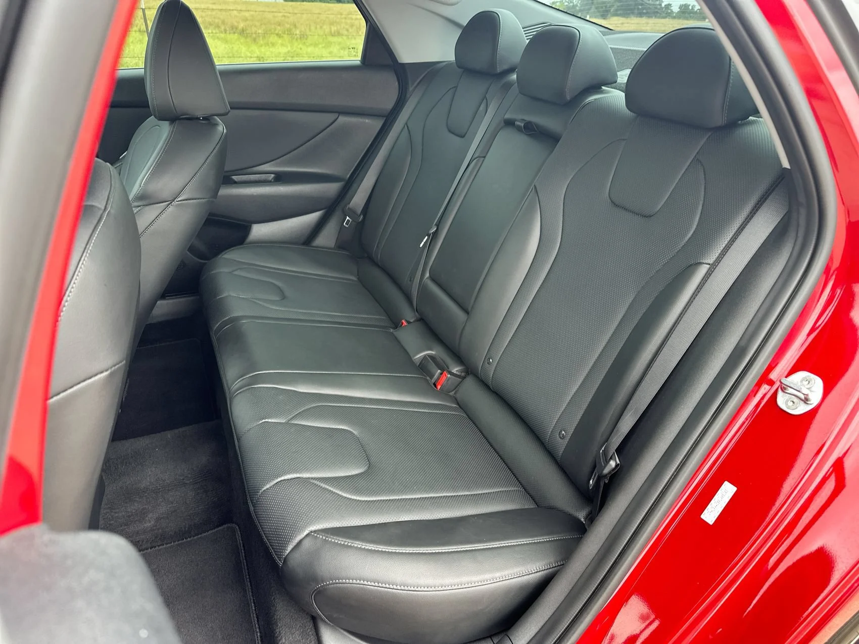 Used 2023 Scarlet Red Pearl Hyundai Limited image 23