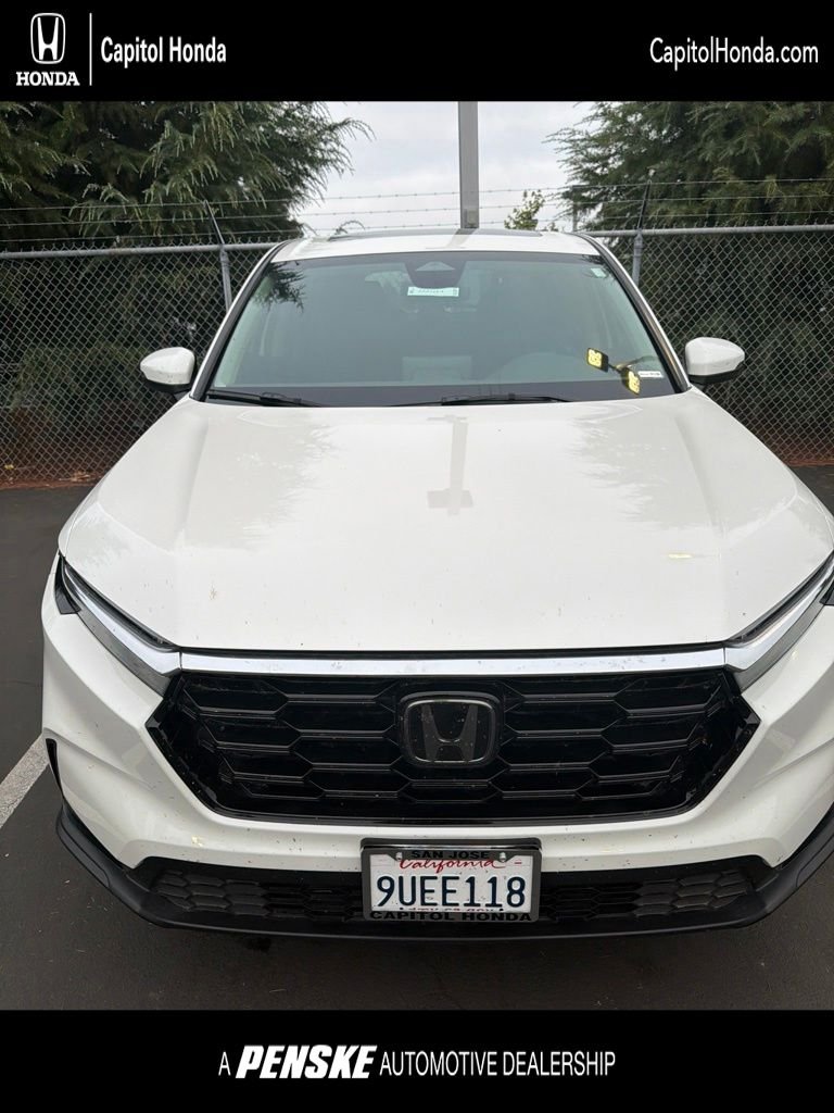 Certified Used 2025 Platinum White Pearl Honda EX image 1