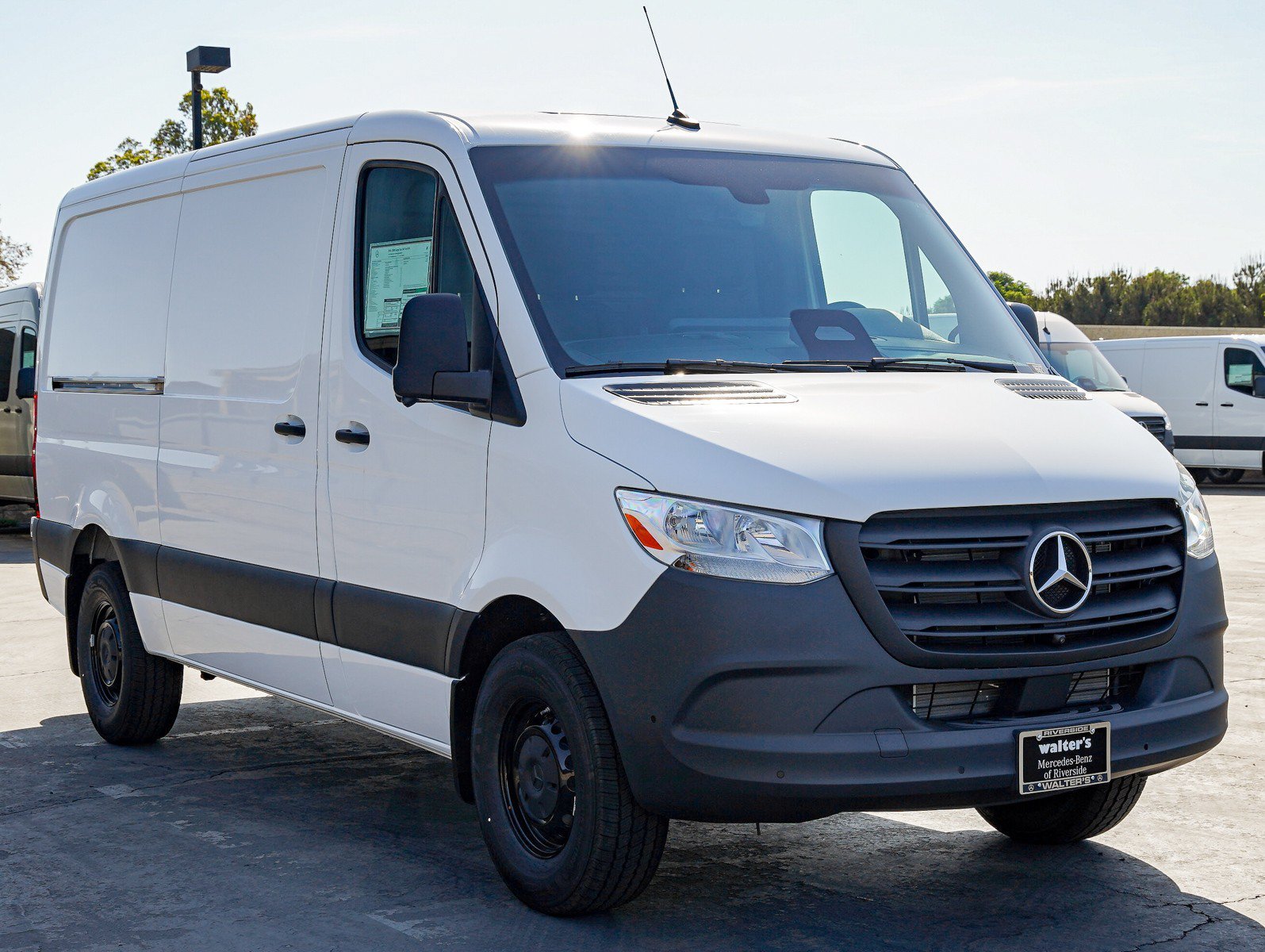 New 2026 Arctic White Mercedes-Benz 2500 Standard Roof I4 Diesel 144 RWD image 3