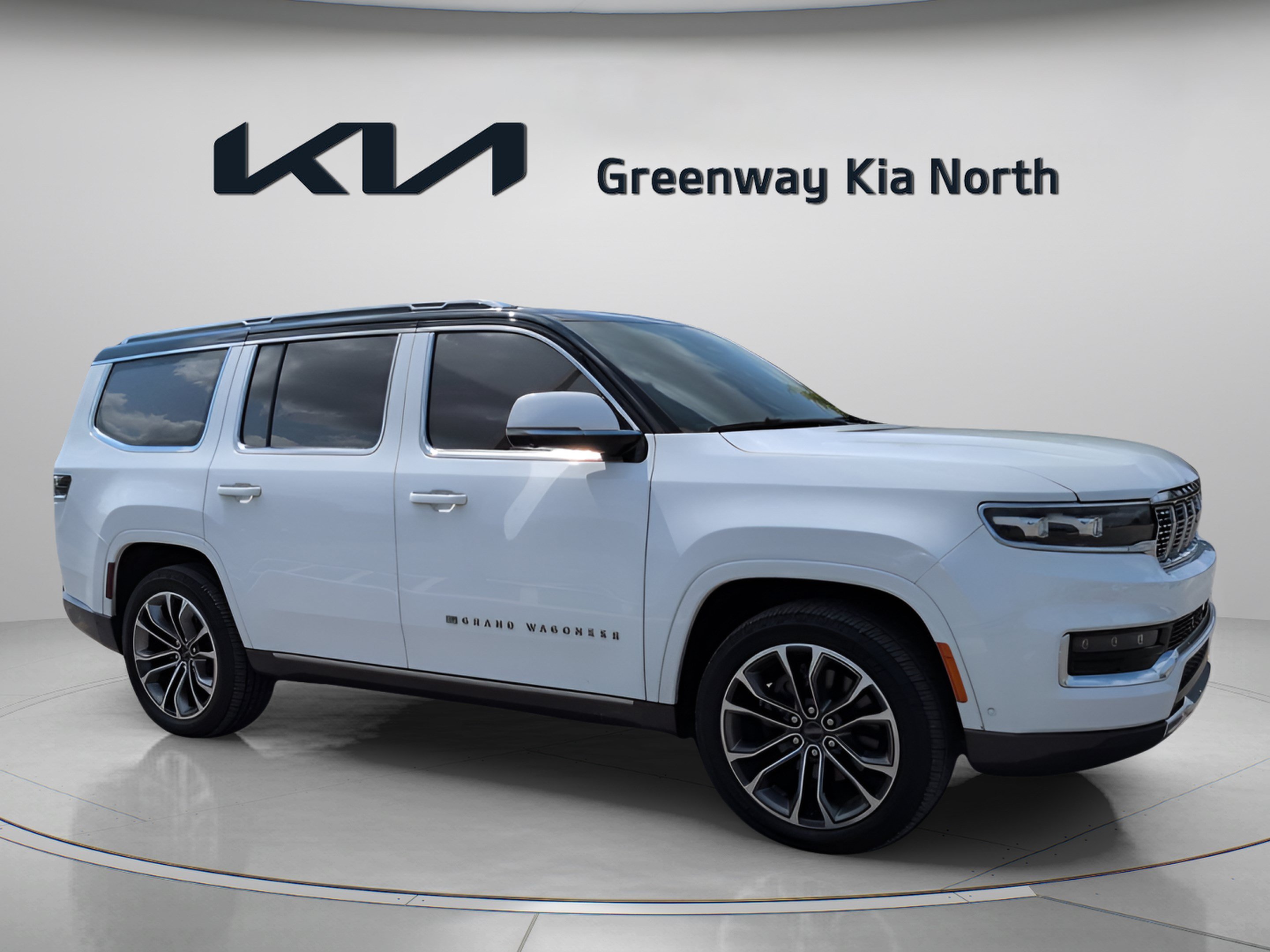 Used 2022 Bright White Clearcoat Jeep Series III image 1
