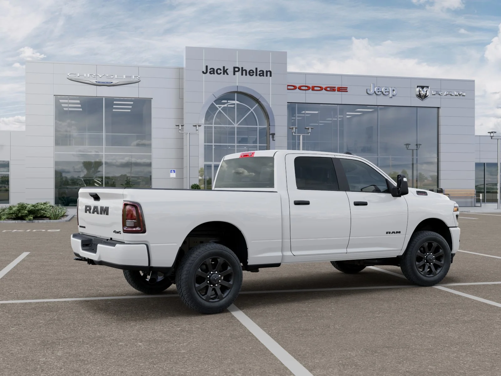 New 2026 Bright White Clearcoat RAM Big Horn image 4