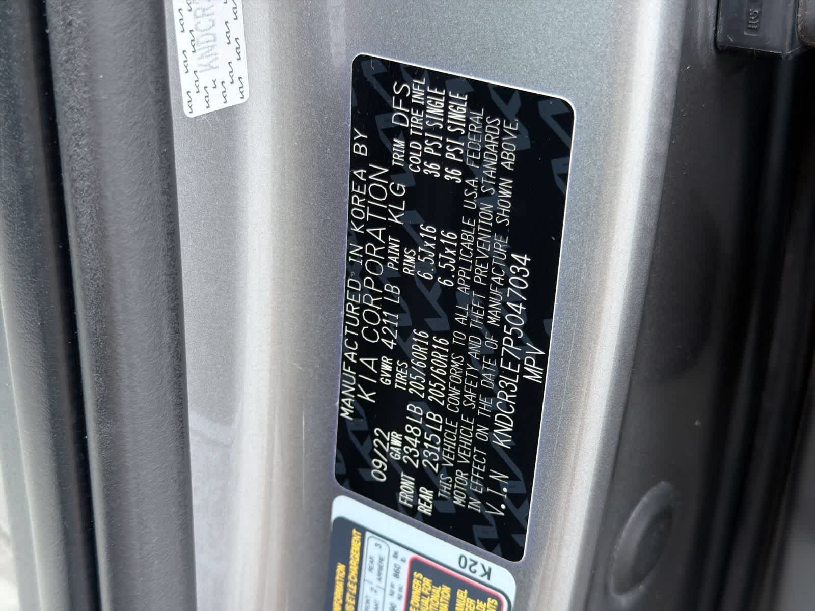 Used 2023 Steel Gray Kia EX image 37