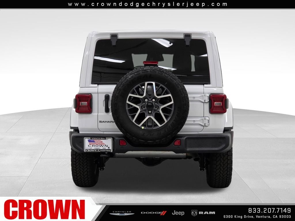 New 2026 Bright White Clear-Coat Exterior Paint Jeep Sahara image 6