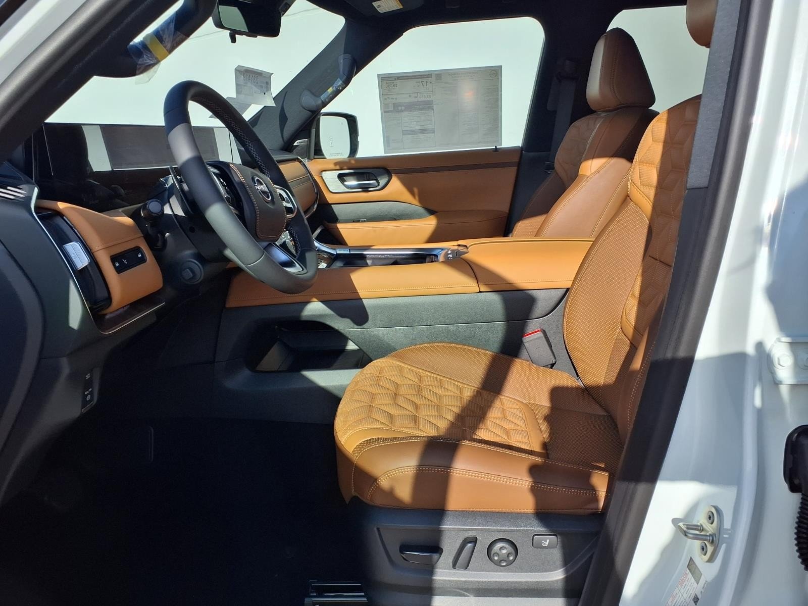 2026 Nissan Armada Platinum Reserve White at Robbins Nissan