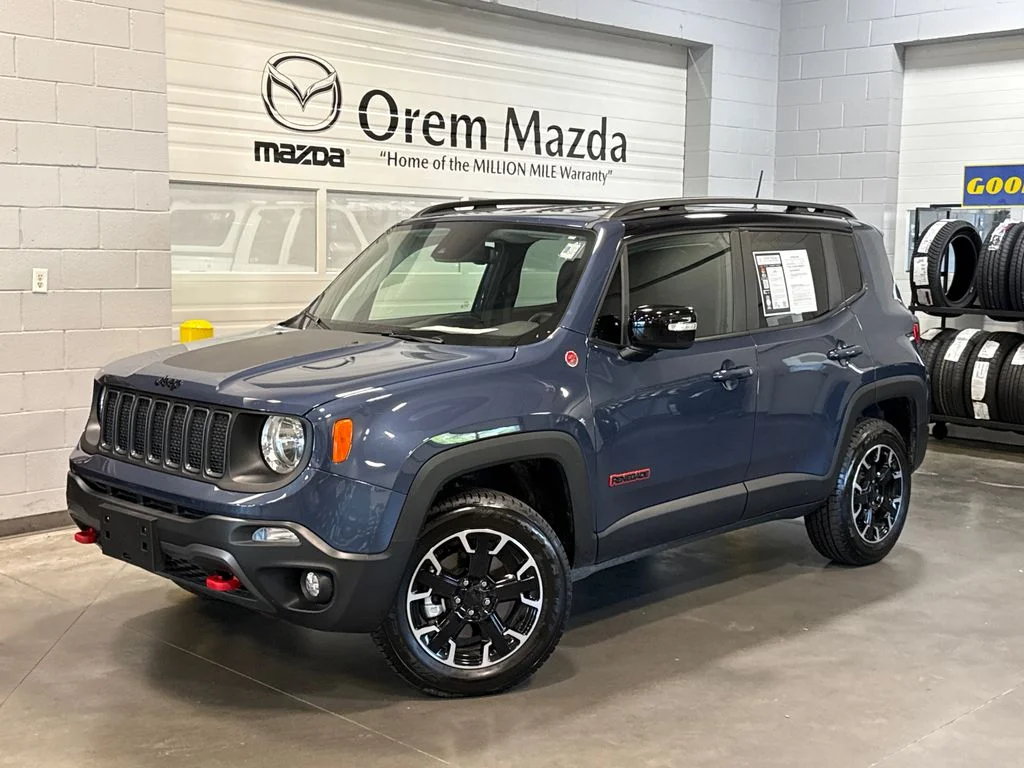 Used 2023 Blue Jeep Trailhawk image 1