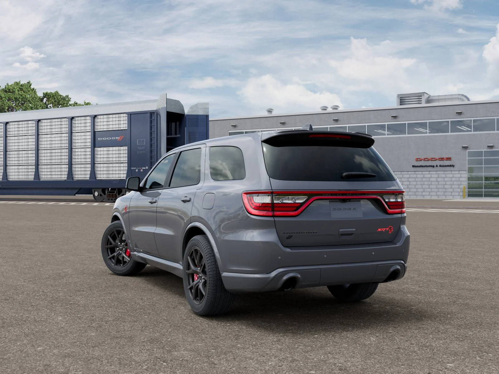 New 2026 Destroyer Gray Clear-Coat Exterior Paint Dodge SRT Hellcat image 3