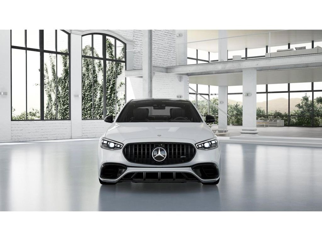 New 2026 MANUFAKTUR Moonlight White Metallic Mercedes-Benz AMG® S 63 E 4MATIC® Sedan image 7
