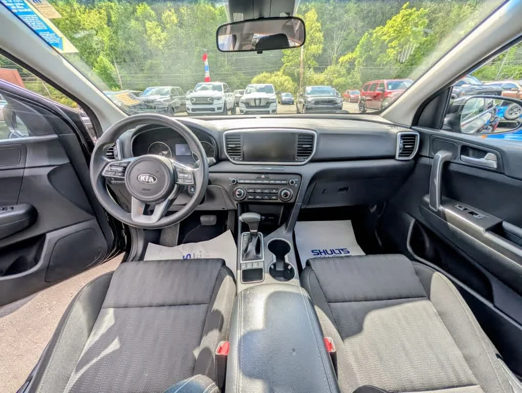 Used 2021 Black Cherry Kia LX image 9