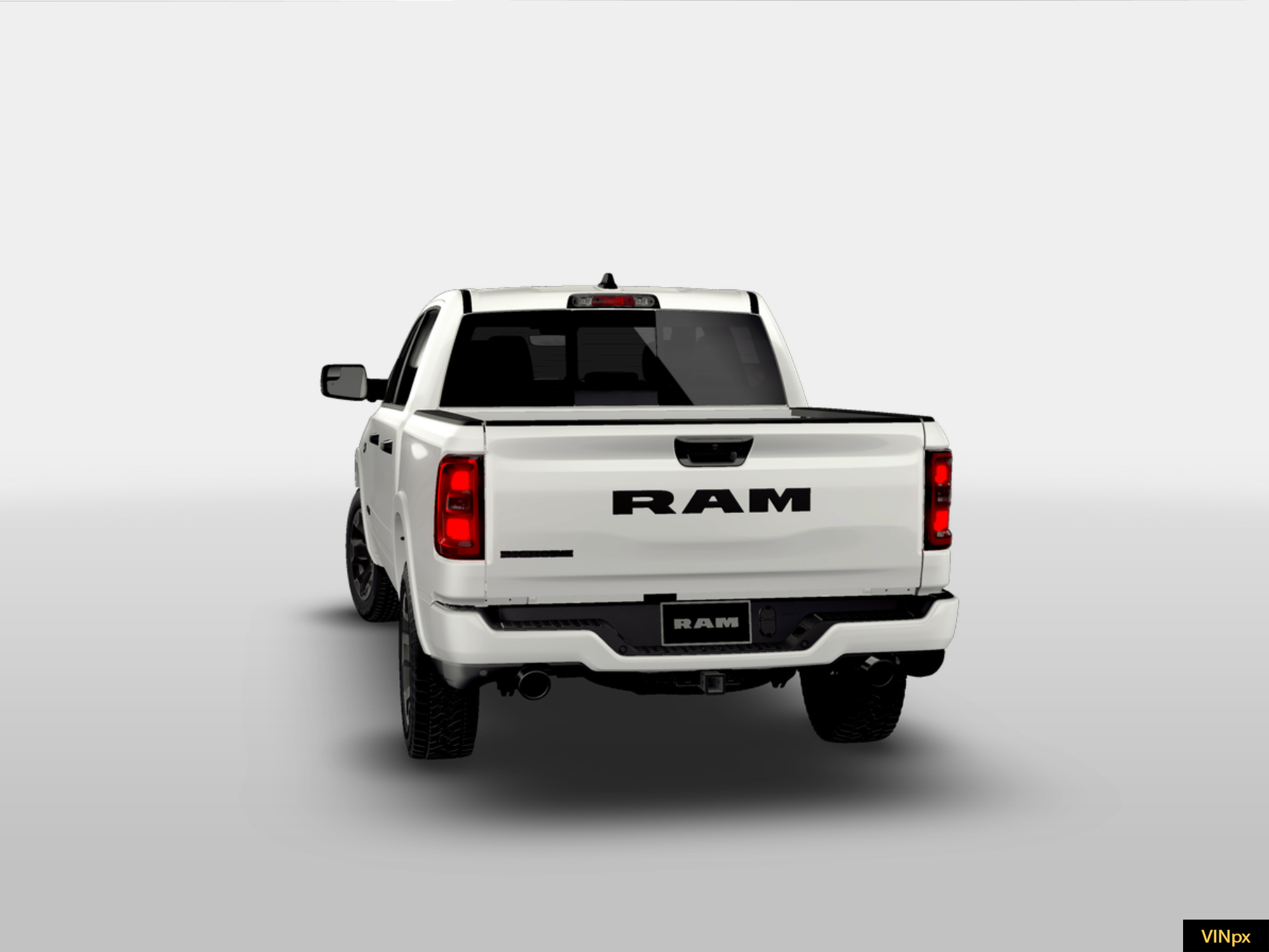 New 2026 Bright White Clear-Coat Exterior Paint RAM BIG HORN image 12
