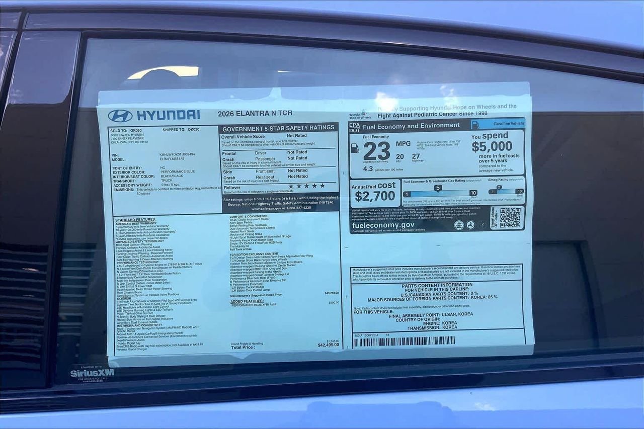 New 2026 Performance Blue Hyundai Sedan image 18